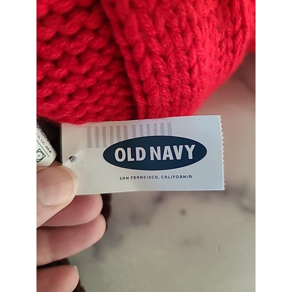 Old Navy Red And Maroon Winter Scarf - Picture 4 of 10